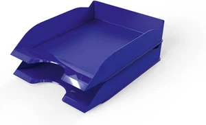 Vaschette Porta Corrispondenza BASIC A4, Blu, Impilabili, 6 Pezzi, 1701674040 - Foto 1 di 13