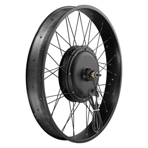 Xcceries 26"x4" Fat Tire 48V Ebike Front Wheel Bicycle Conversion Kit LCD 1500W - Picture 1 of 9