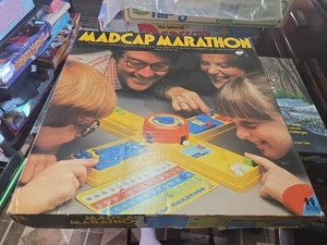 Vintage 1981 MADCAP MARATHON Board Game Tomy 7085 Complete w/ Instructions & Box - Picture 1 of 4