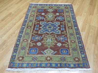 Bohemian Rug, Oushak Turkish Ushak Rug,Contemporary Design Rug 3x5 Ft - Image 1 of 4