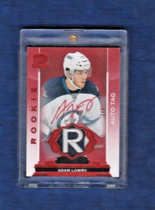 2014-15 Upper Deck The Cup Rookie Tag Auto 3 /3 # 158 Adam Lowry - Foto 1 di 2