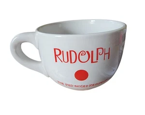 Tazza Mug Natalizia Rudolph Naso Rosso Lavabile in Lavastoviglie - Foto 1 di 5