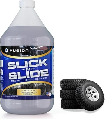 Slick-n-Slide - Lubricante para neumáticos para cambiar neumáticos, montaje | 1 galón  Foto 1 de 4
