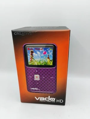 Videocámara creativa Vado HD púrpura 2" LCD 2x zoom digital de bolsillo Foto 1 de 4