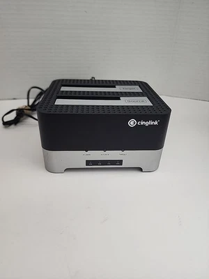 Clone Dock HDD duplicator Disk Drive Hard Reader SATA Docking... - Image 1 of 4