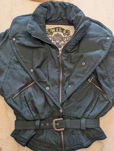 Nils Skijacke Parka Mantel Damen 12 grün Kapuze 80er 90er Vintage Schnee neuwertig! USA - Bild 1 von 13