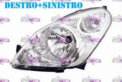 COPPIA FARI FANALE PROIETTORE DX+SX H4 SUZUKI SPLASH 08> DAL 2008 IN POI - Imagen 1 de 3