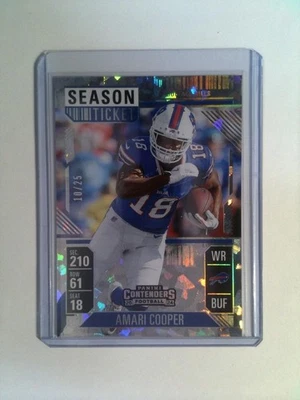 Сезонный билет на футбол 2024 Panini Contenders Cracked Ice — Амари Купер No10/25 - Изображение 1 из 2