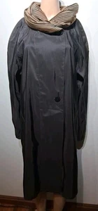 Mycra Pac Now Donatella Hooded Reversible Raincoat Black/Gold Size 2 M/L - Picture 1 of 8
