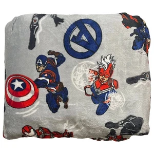 Manta de felpa de gran tamaño 5'x6' nueva con etiquetas Disney Marvel Avengers The Big One - Imagen 1 de 4
