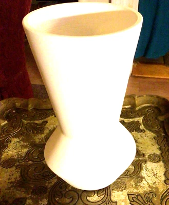 NUEVO Floreros Boho West Elm Blanco Cerámica Gres Decoración del Hogar Foto 1 de 4