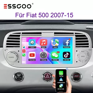 Autoradio Android 14 2+64G Carplay Per FIAT 500 2007-2015 GPS Navi RDS WIFI USB - Foto 1 di 13