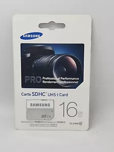 Samsung Pro MB-SG16D - 16 GB Flash Memory Card - Picture 1 of 2