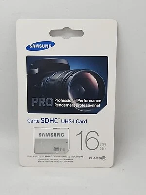 Samsung Pro MB-SG16D - 16 GB Flash Memory Card - Image 1 of 2