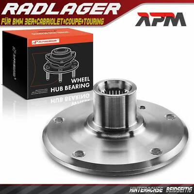 Mozzo ruota cuscinetto ruota posteriore sinistro o destro senza sensore ABS per BMW Serie 3 E36 E46 - Immagine 1 di 4