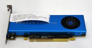 Núcleos AMD Radeon Pro WX 3100 4 GB GDDR5 VRAM 512 CUDA *USADOS/PROBADOS* - Imagen 1 de 4