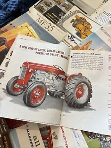 50+ 1950-65 Massey Harris Tractor Farm Equipment Literature Brochure Manual Case