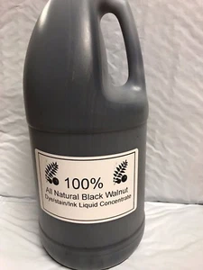8 Oz.100% ALL NATURAL BLACK WALNUT CONCENTRATE  STAIN / DYE / INK   - Picture 1 of 1