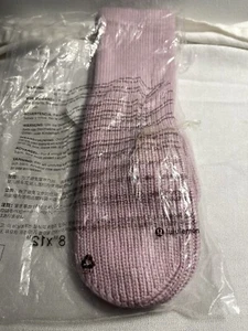 NWT Lululemon Ribbed Merino Wool-Blend Knit Mittens M/L H1PN Pink - Picture 1 of 4
