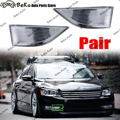 1 par para 2011-2015 Volkswagen VW Passat LH&RH para-choque dianteiro refletor de luz de neblina - Imagem 1 de 4
