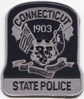 CONNECTICUT STATE POLICE Highway Patrol State Trooper SUBDUED POLICE PATCH