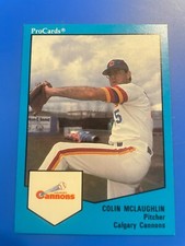 Colin Mclaughlin Calgary Cannons Pitcher 1989 ProCards # 532 