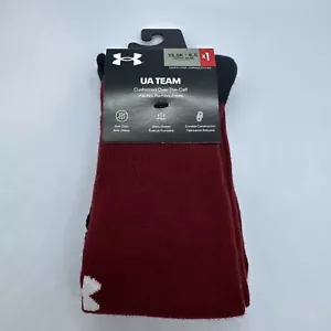 NEW UNDER ARMOUR SOCCER YOUTH OVER THE CALF SOCKS SIZE 13.5K-4.5 Cardinal - Picture 1 of 2