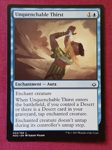 Magic The Gathering HOUR OF DEVASTATION UNQUENCHABLE THIRST blue card MTG - Picture 1 of 2