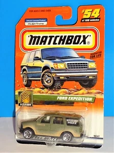 Matchbox Military Series #54 Ford Expedition Green Military Police w/ 2000 Logo - Picture 1 of 3