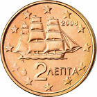 [#723651] Grèce, 2 Euro Cent, 2006, SPL, Copper Plated Steel, KM:182