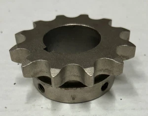 Martin Kettenrad 12 Zähne 1-1/2" Bohrung mit Standard Nut 60B12 vernickelt - Bild 1 von 2
