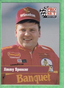 1991 Pro Set Racing #83 Jimmy Spencer Driver NASCAR - Picture 1 of 2