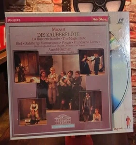 Mozart - Die Zauberflöte/The Magic Flute - Drottningholm Theatre - Laserdisc NEW - Picture 1 of 2