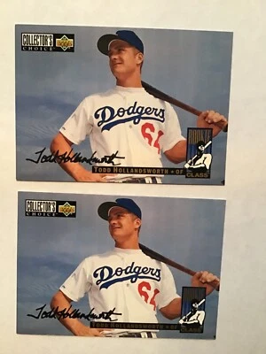 2 1994 Collector's Choice Silver Signature Baseball Card #658 Todd Hollandsworth - Image 1 of 2