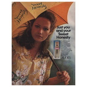 1977 Avon Sweet Honesty: Just You and Your Sweet Honesty Vintage Print Ad - Bild 1 von 1