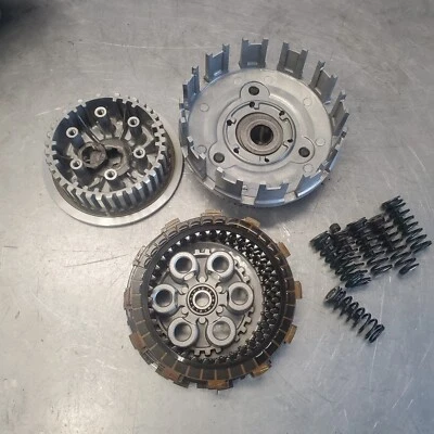 2003 Kawasaki KLX400 Suzuki DRZ400E DRZ400 Complete Clutch Plates Basket Hub - Imagem 1 de 4