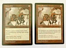 MTG   2x STATIC ORB, TEMPEST - 1 ENGLISH, 1 PORTUGUESE