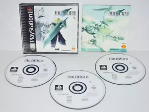 Final Fantasy VII 7 (Sony PlayStation 1, 1997) PS1 PSOne 2 3 Black Label come nuovo🔥 - Foto 1 di 10