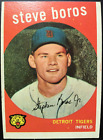 1959 Topps #331  Steve Boros  Detroit Tigers  Mlb Baseball Card Ex+