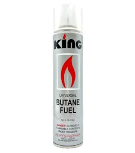 King Super Premium 5X Quintuple Refined Butane Fuel 300 ml 6 oz. - Picture 1 of 1