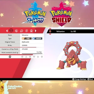 Mythical22 Volcanion 🔹Event Game GameStop 🔹 Pokemon Sword Shield 🔹 UNTOUCHED - Picture 1 of 6