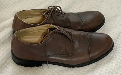 🌷Chaps Men's Size 12M brown leather Oxford Dress Casual Shoes 96-7707 - Image 1 of 4