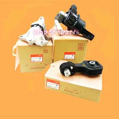 OEM 3Pcs Engine Motor & Trans. Mount Set for 2012-2013 Honda Civic Sedan1.8L A/T - Image 1 of 4
