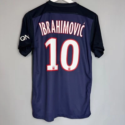 PSG PARIS SAINT-GERMAIN 2015/2016 HOME FOOTBALL SHIRT JERSEY #10 IBRAHIMOVIC - Image 1 of 4