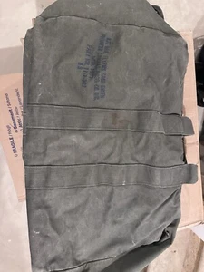Vintage Flyers Sage Green US Military Duffel Bag - Picture 1 of 2