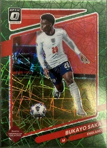 2021-22 Panini Donruss Optic Bukayo Saka Green Velocity #54 - Picture 1 of 2