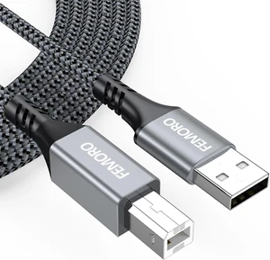 10 Fuß Druckerkabel 10 Fuß, USB A auf B Druckerkabel USB 2.0 Typ B Kabel lang - Bild 1 von 12