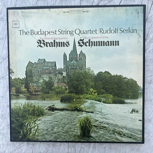 BRAHMS Quartets & SCHUMANN Qut - SERKIN & BUDAPEST QUARTET COLUMBIA ST 2EYE 2LP - Picture 1 of 9
