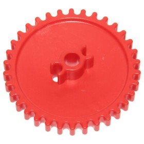 KNEX 10 Red Gear - 2.25 in.  K'nex #90985 Standard Replacement Parts and Pieces