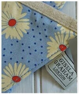 Gisela Graham Daisy Bunting 100% Linen - Picture 1 of 2